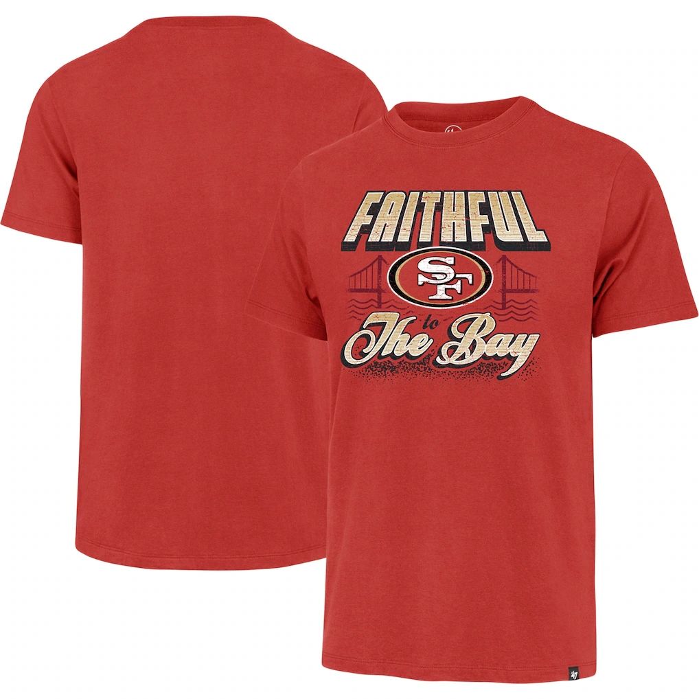 Men's San Francisco 49ers '47 Scarlet Faithful to the Bay Regional Franklin T-Shirt
Sale $17.49
