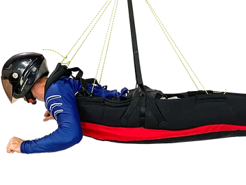 Rotor cocoon hang gliding harness