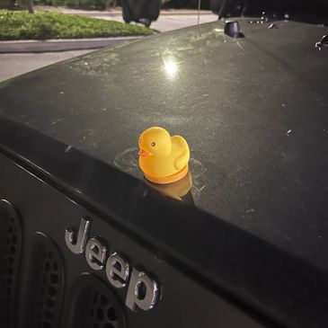 Magnetic Yellow Rubber Duck for Jeep