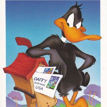 Daffy Duck Express Mails our Magnetic Rubber Ducks