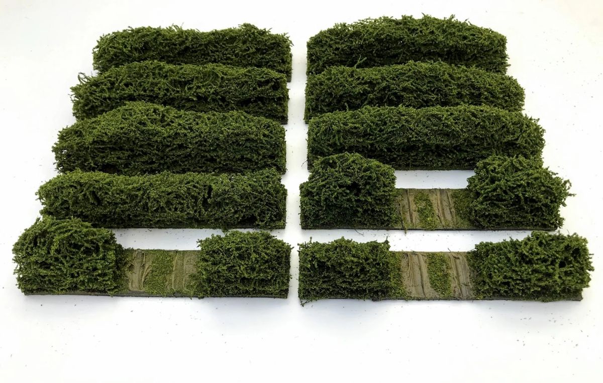 HEDGE SECTIONS 28mm wargames made to order Medieval HEDGE SECTIONS 28mm wargames made to order Medieval