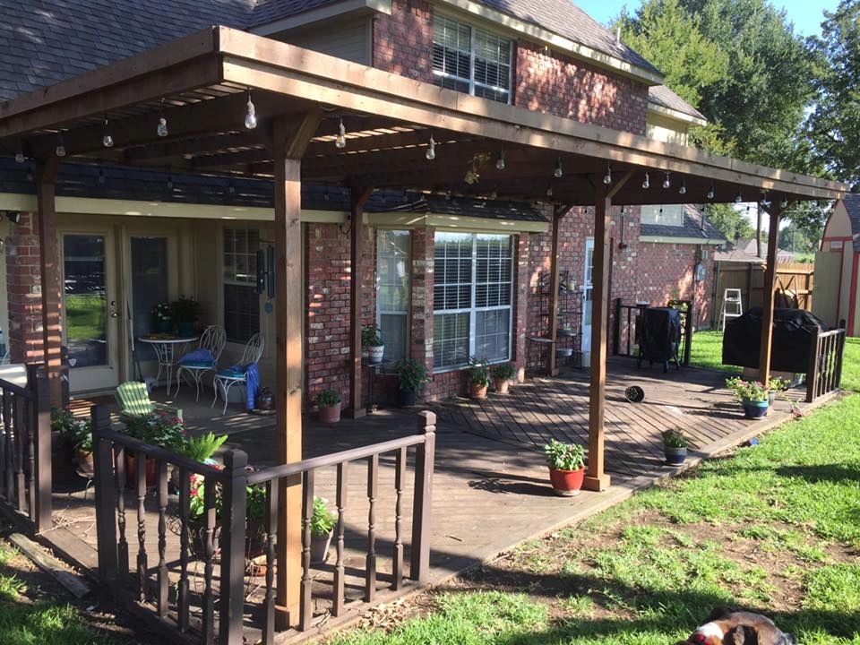 custom wood pergola built by double six construction llc