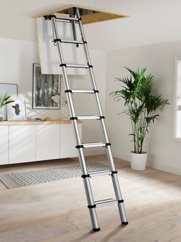 youngman werner telescopic loft ladder