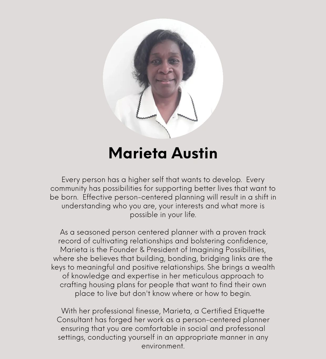 About Imagining Possibilities