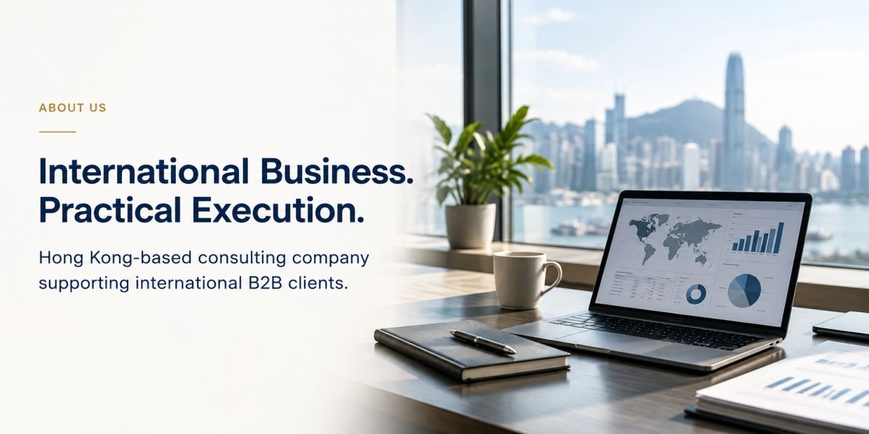Consulting international B2B à Hong Kong pour affaires pratiques.