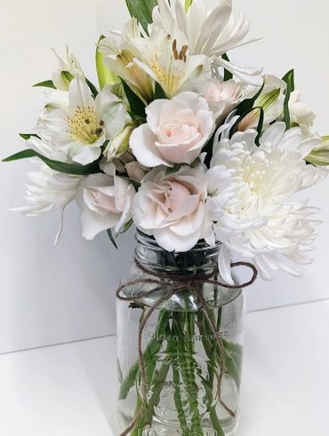 1L Mason Jar Arrangement - $50