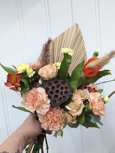 Wrapped Boho Bouquet - $65