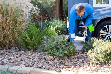 Marking out LED light locations 