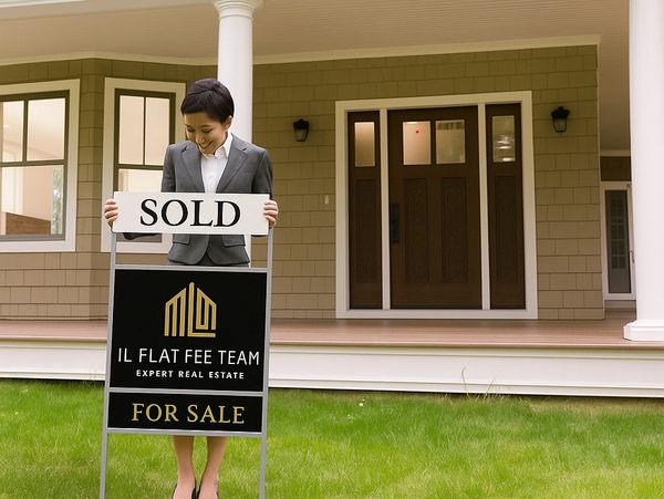 Illinois homeowner selling a home with a flat fee MLS listing from IL Flat Fee Team