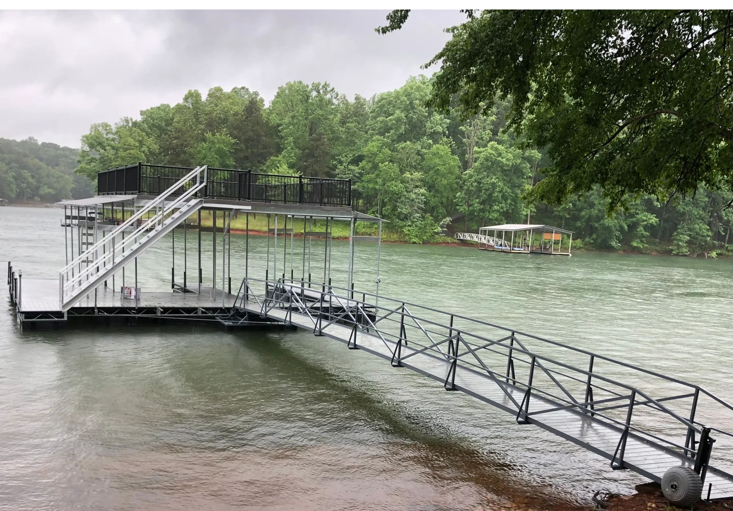 Heavy-duty marina-grade galvanized steel docks