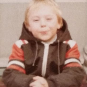 Jeffrey Reinhart as a young boy, circa late 1970s.