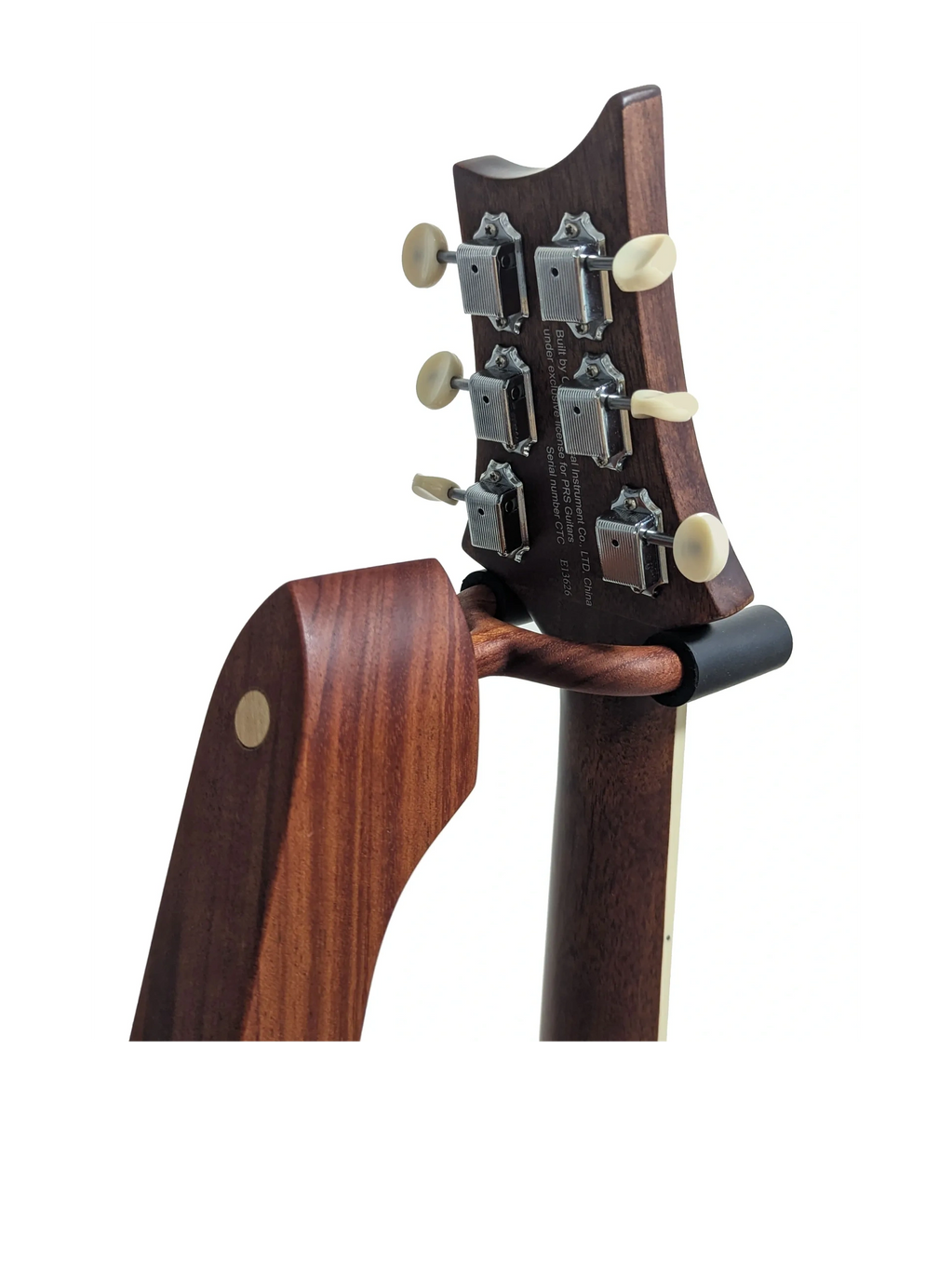 Guitar Stand - detail of the back of the arm at the top