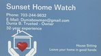 Sunset Home Watch