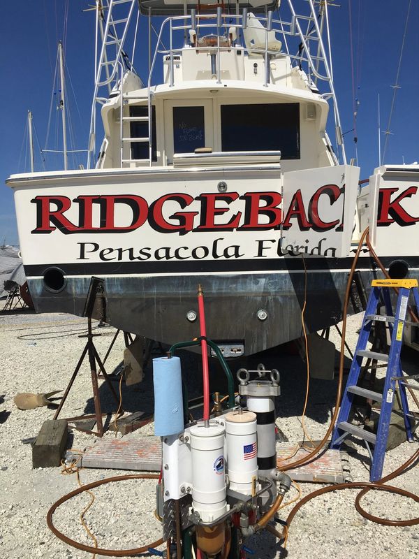 Fuel Polishing in Pensacola Shipyard 