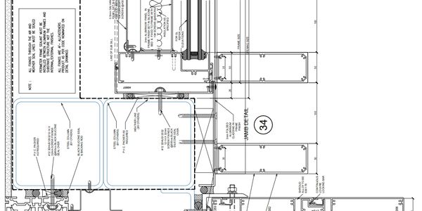 2D Drafting Service Australia. Shop Drawings. Construction Detail.