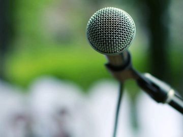Photo by Pixabay: https://www.pexels.com/photo/selective-focus-photography-of-microphone-534271/