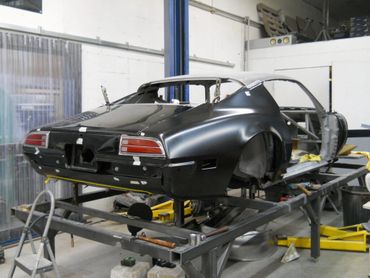 Mocking up the new quarters and tail panel