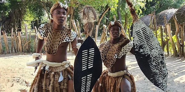 Image of local Zulu culture at the Veyane Cultural Village near St Lucia South Africa