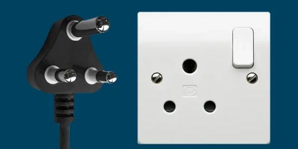 Image of the type M power sockets in St Lucia South Africa