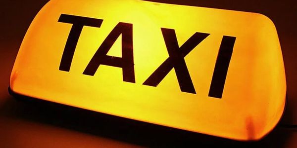 Image of taxi sign