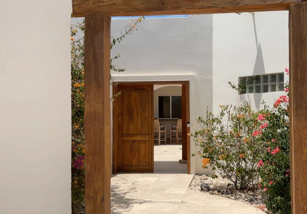 Entrance to the vacation home