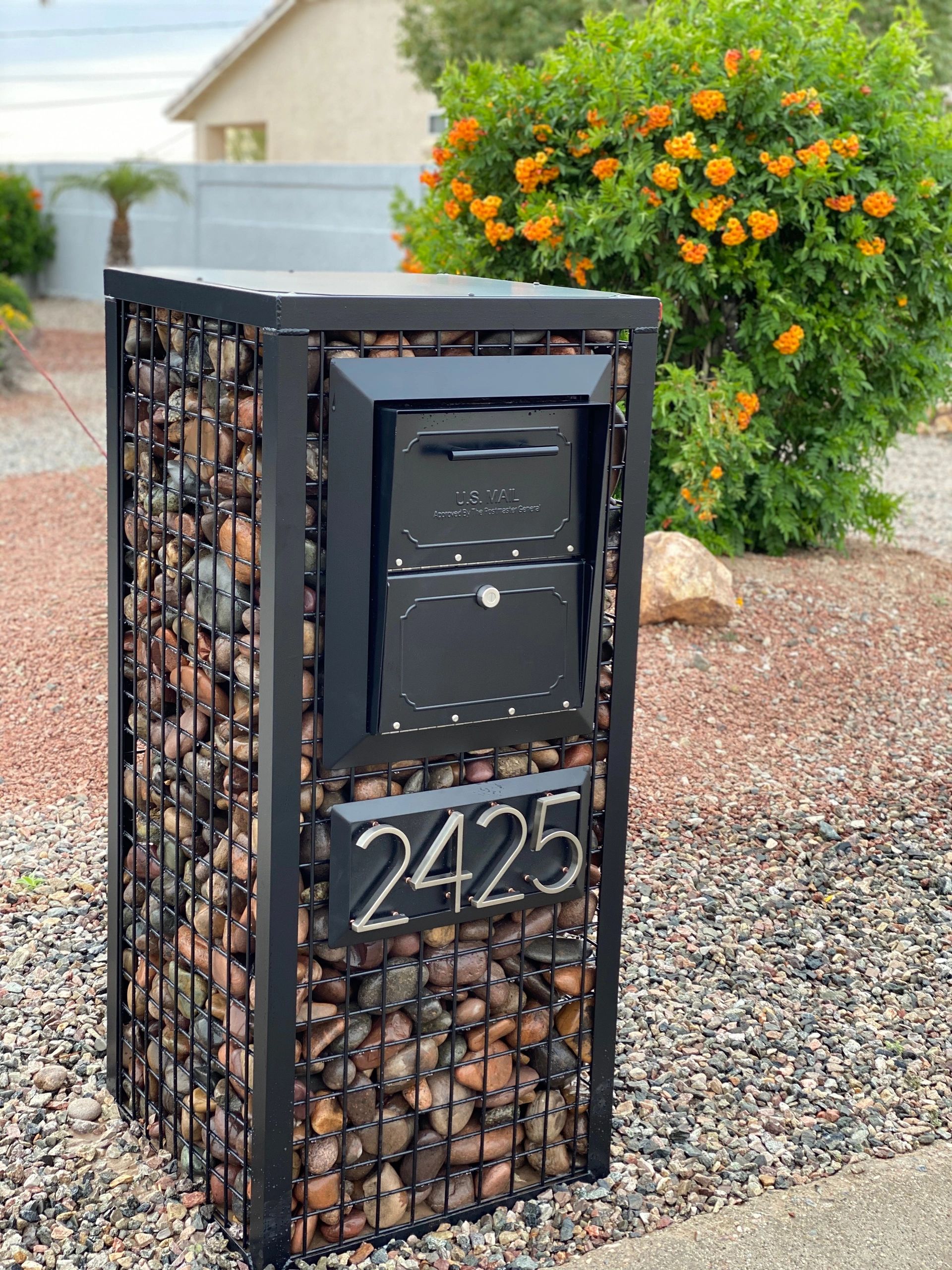 Gabion Mailbox