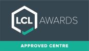 LCL Awards Approved Centre logo with teal and white colors.