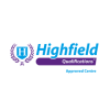 Highfield Qualifications logo with blue and purple text.