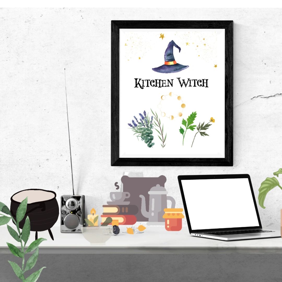 Kitchen Witch Wall Art