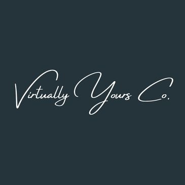 Virtually Yours Co. Social Media Management and design consulting business alt. logo