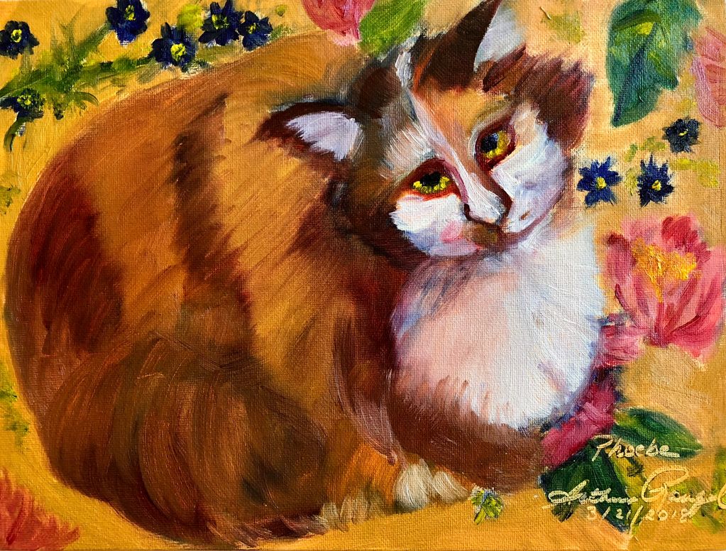 ©2018, Arthur Rangel, Oil, Phoebe