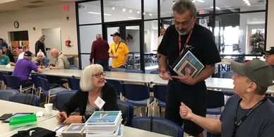 Book signing at the ARC meeting in SCW
