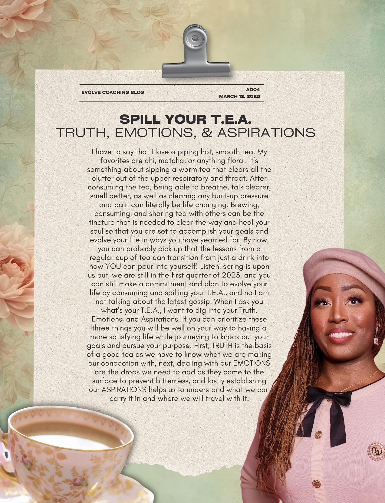 SPILL YOUR T.E.A.: Truth, Emotions, & Aspirations