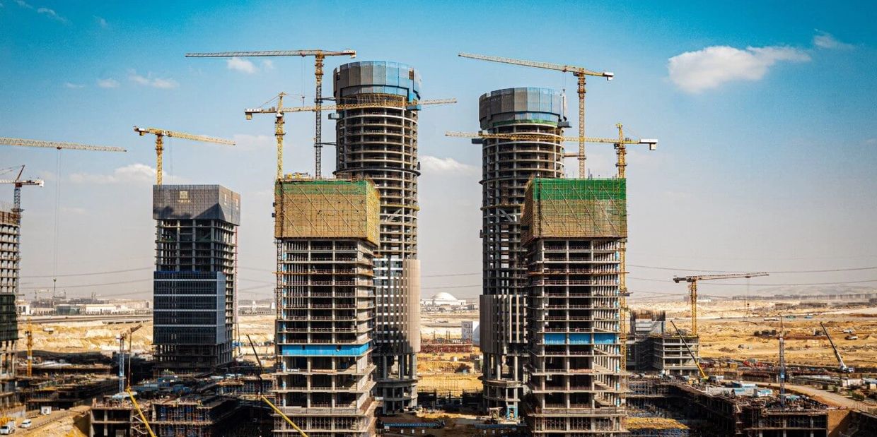 Five Towers Under Construction