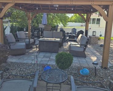 Functional paver patio