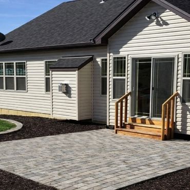 Functional paver patio
