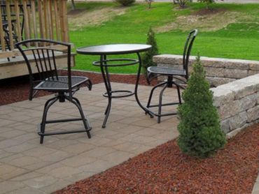 Paver Patio designed and installed by Classic Landscape