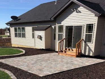 Paver Patio designed and installed by Classic Landscape