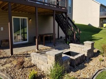 Paver Patio designed and installed by Classic Landscape