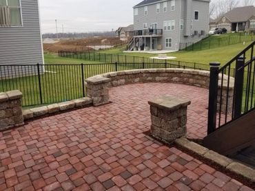 Paver Patio designed and installed by Classic Landscape