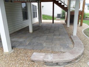 Paver Patio designed and installed by Classic Landscape