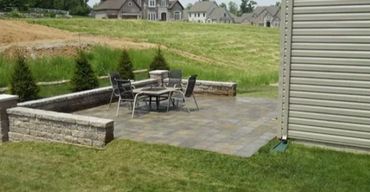 Paver Patio designed and installed by Classic Landscape