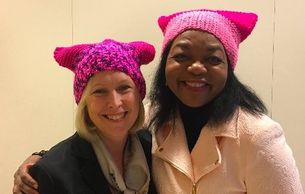 US Senator, Kirsten Gillibrand with CEO of CREW, Sharon I. Nelson