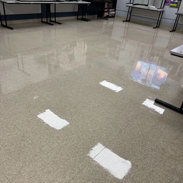 VCT stripping and waxing