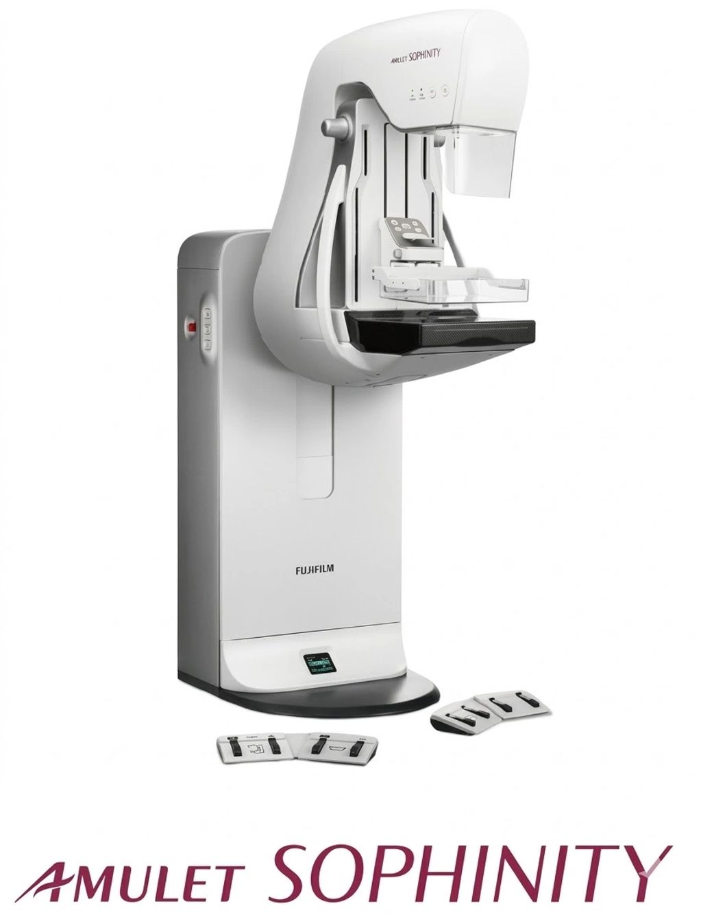 Fujifilm Amulet Sophinity mammography machine for breast imaging.