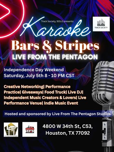 Track Society, Live From The Pentagon Studios and WBBC Chicago 77.3 for Bars & Stripes 2025.