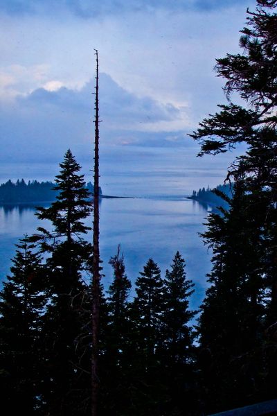 Serenity, calm, peaceful lake