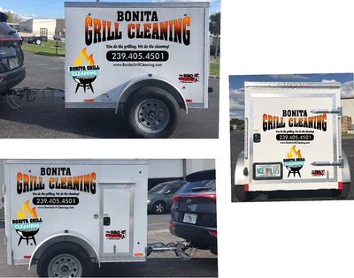 Bonita Grill Cleaning Mini Trailer
