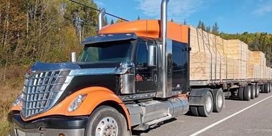 Transport Livraison expédition GFA La Sarre Gestion Forestière Abitibi