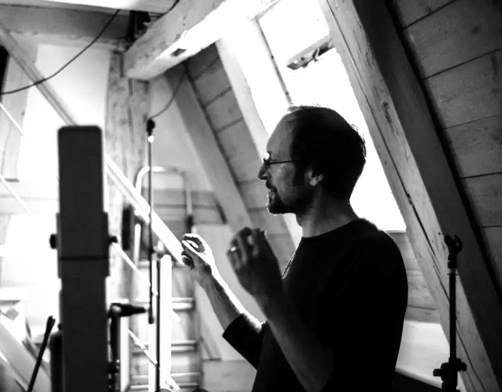 NM bei Ensemble-Improvisation im Studio, Foto: A. Usenbenz 
